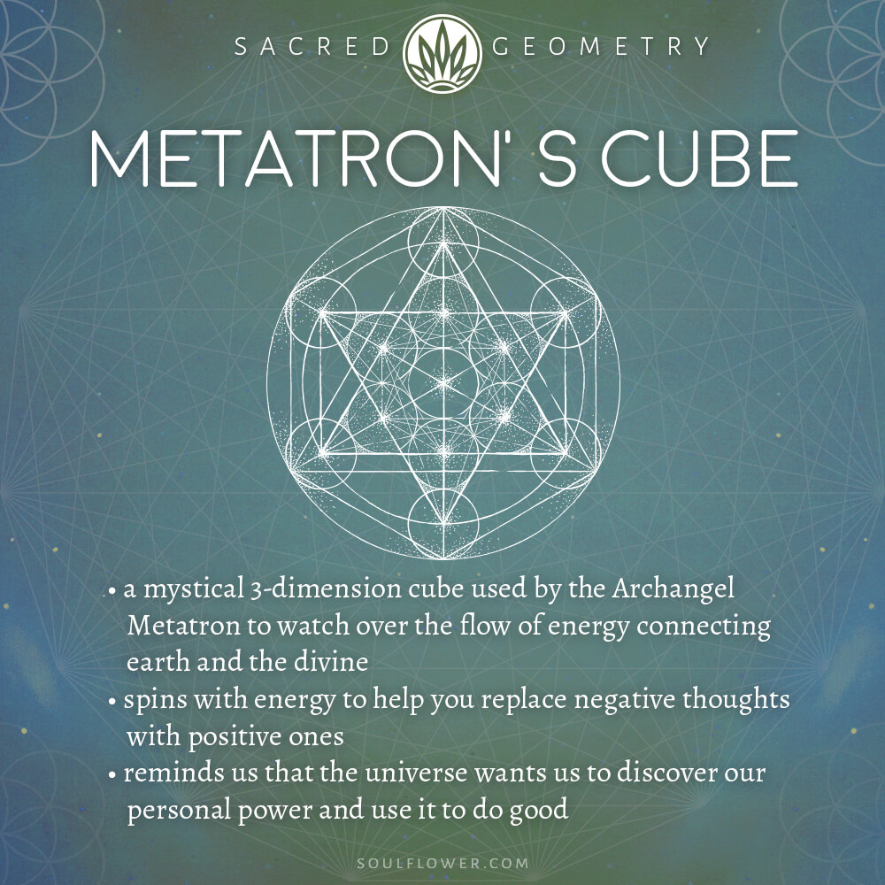 Metatron's Cube Meaning Sacred Geometry Soul Flower Blog
