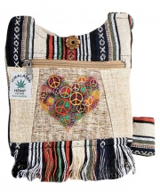 NEW! Peaceful Heart Hemp Bag