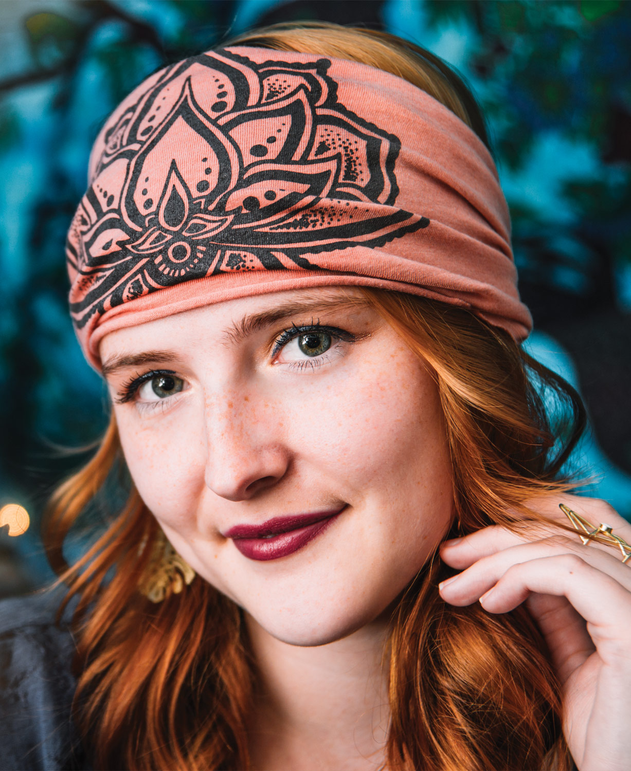 NEW! Jewel Lotus Boho Headband