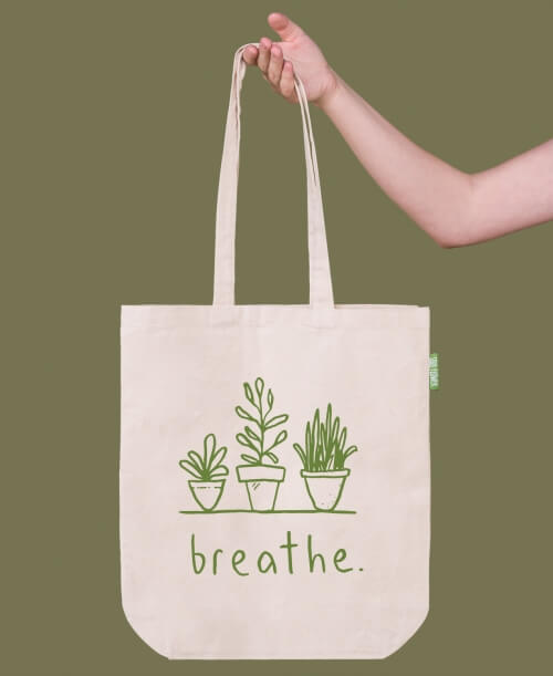 Flora Organic Cotton Canvas Bag, 10oz Canvas Shopping Bag