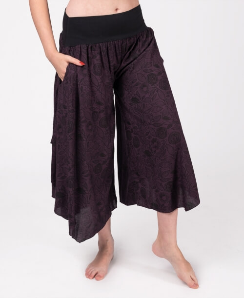 Bangkokpants Women's Boho Pants Hippie Clothes Yoga Outfits Peacock Design  One Size Fits (Black Peacock) : Amazon.in: Clothing & Accessories