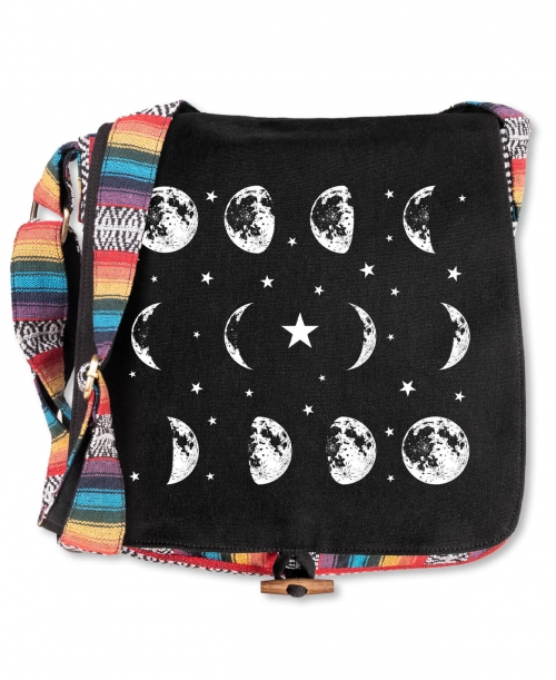 Moon Bag Hippie Messenger Bags Soul Flower