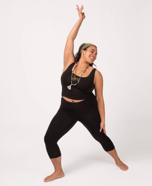 Yoga Capris, Women's Cotton Capri Leggings