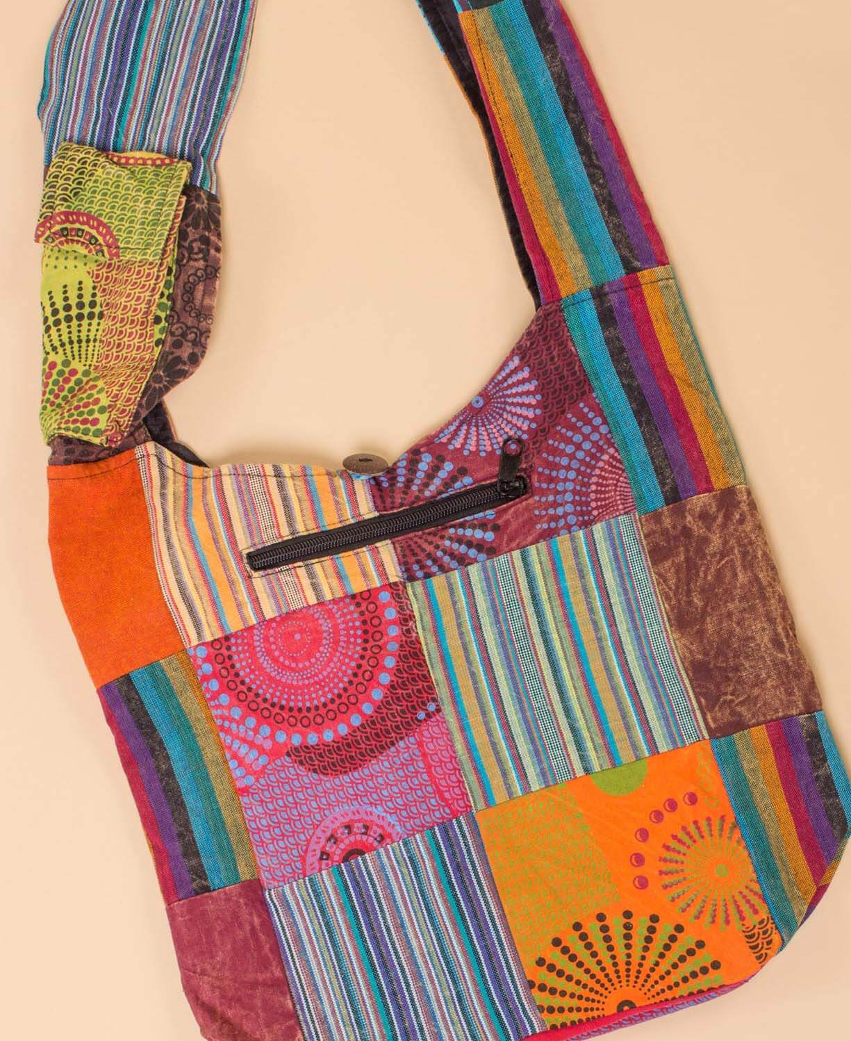 Handmade Patchwork Hobo Bag